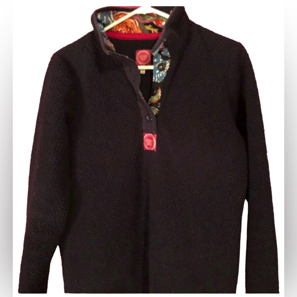 Women’s Size 6 Navy Joules Fleece Sweatshirt